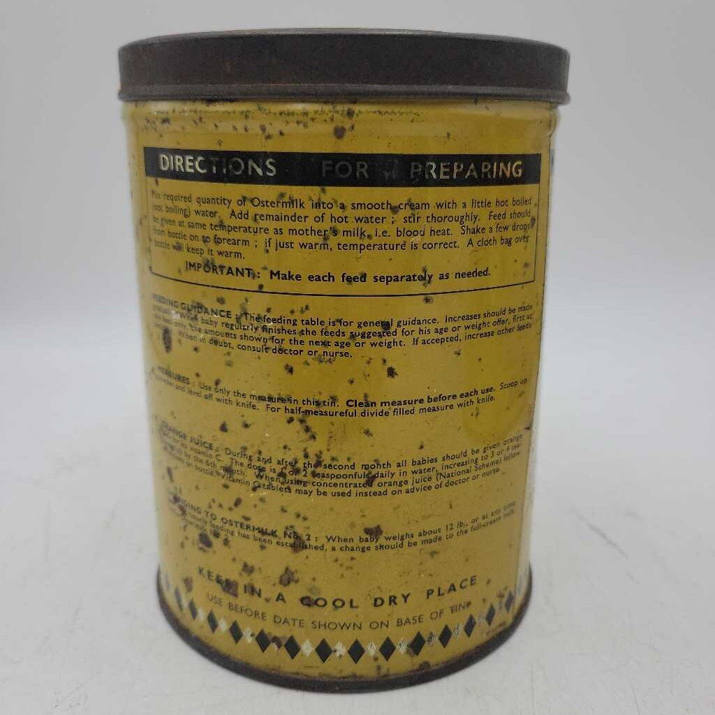 Ostermilk tin, 1958