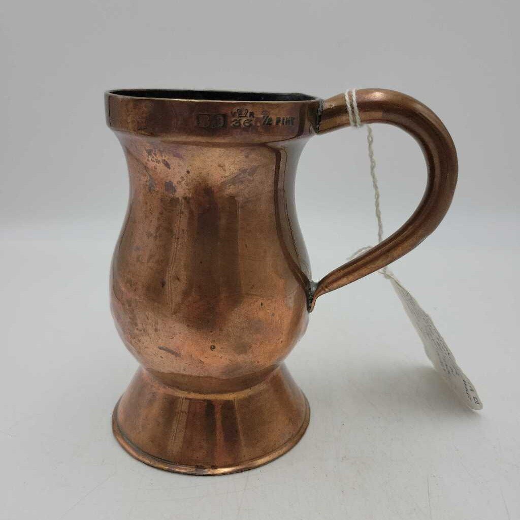 19th Century Scottish 1/2 Pint Copper Baluster (JL)