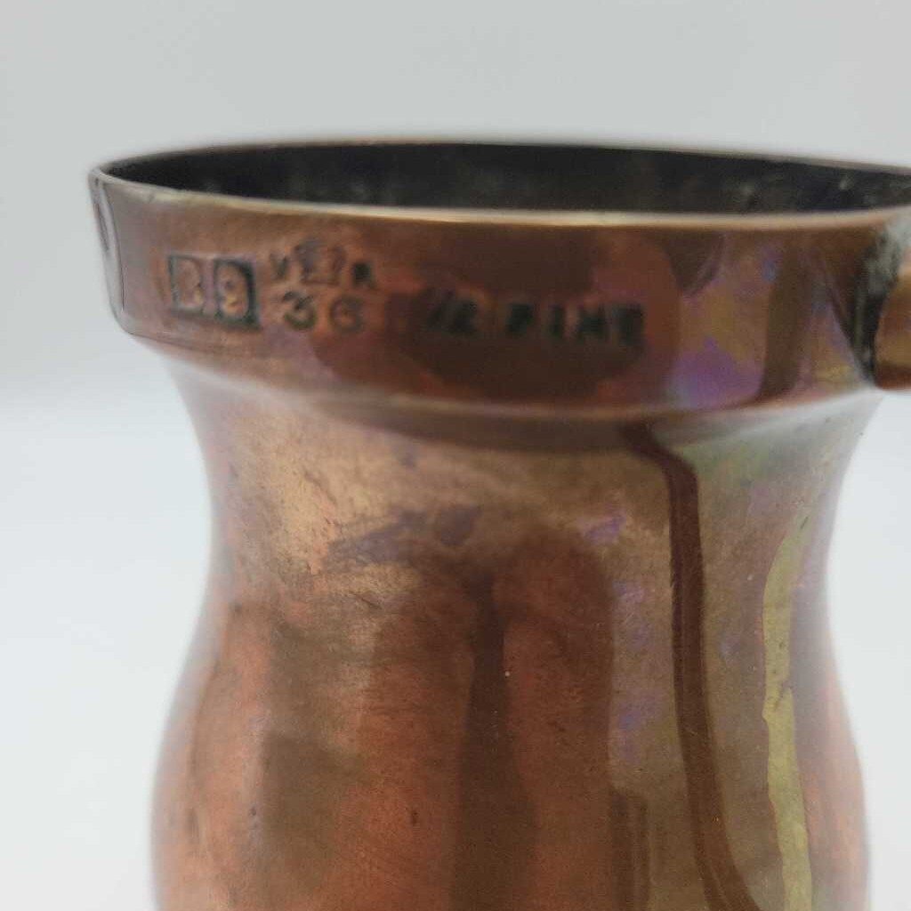 19th Century Scottish 1/2 Pint Copper Baluster (JL)
