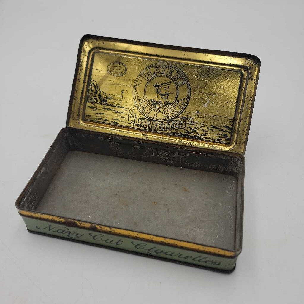 Players Navy Cut Tobacco Tin (DR)