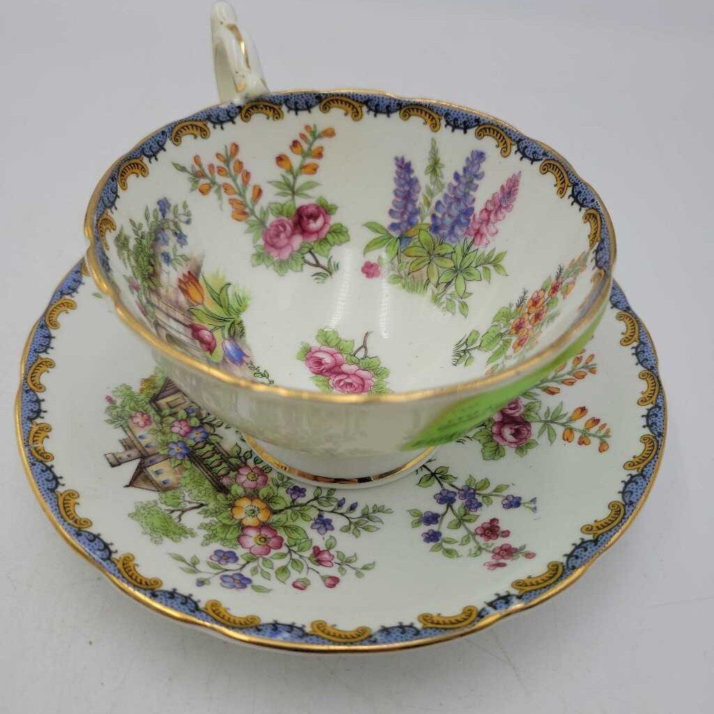 Aynsley cup/saucer Garden Gate (YVO) 507