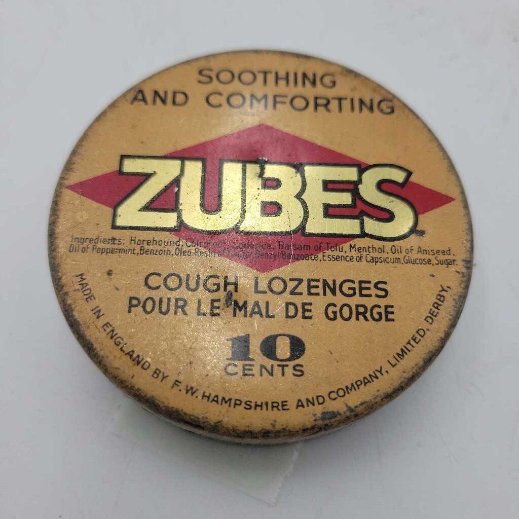 Zubes Cough Lozenges tin (JAS)