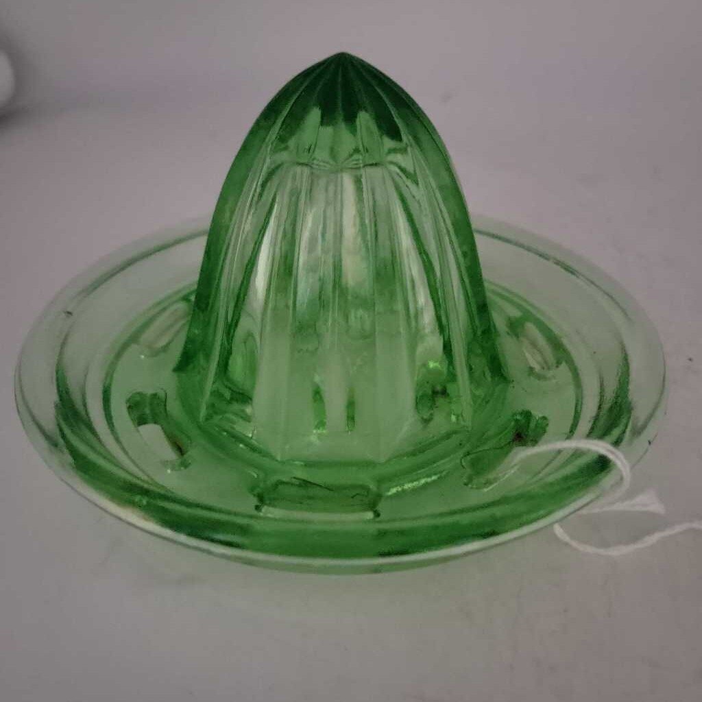 Uranium Glass Juicer circa 1930 (GEC)