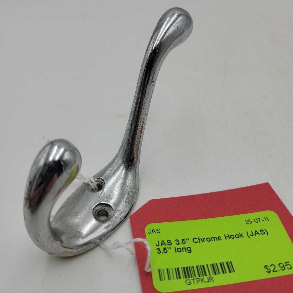 3.5" Chrome Hook (JAS)