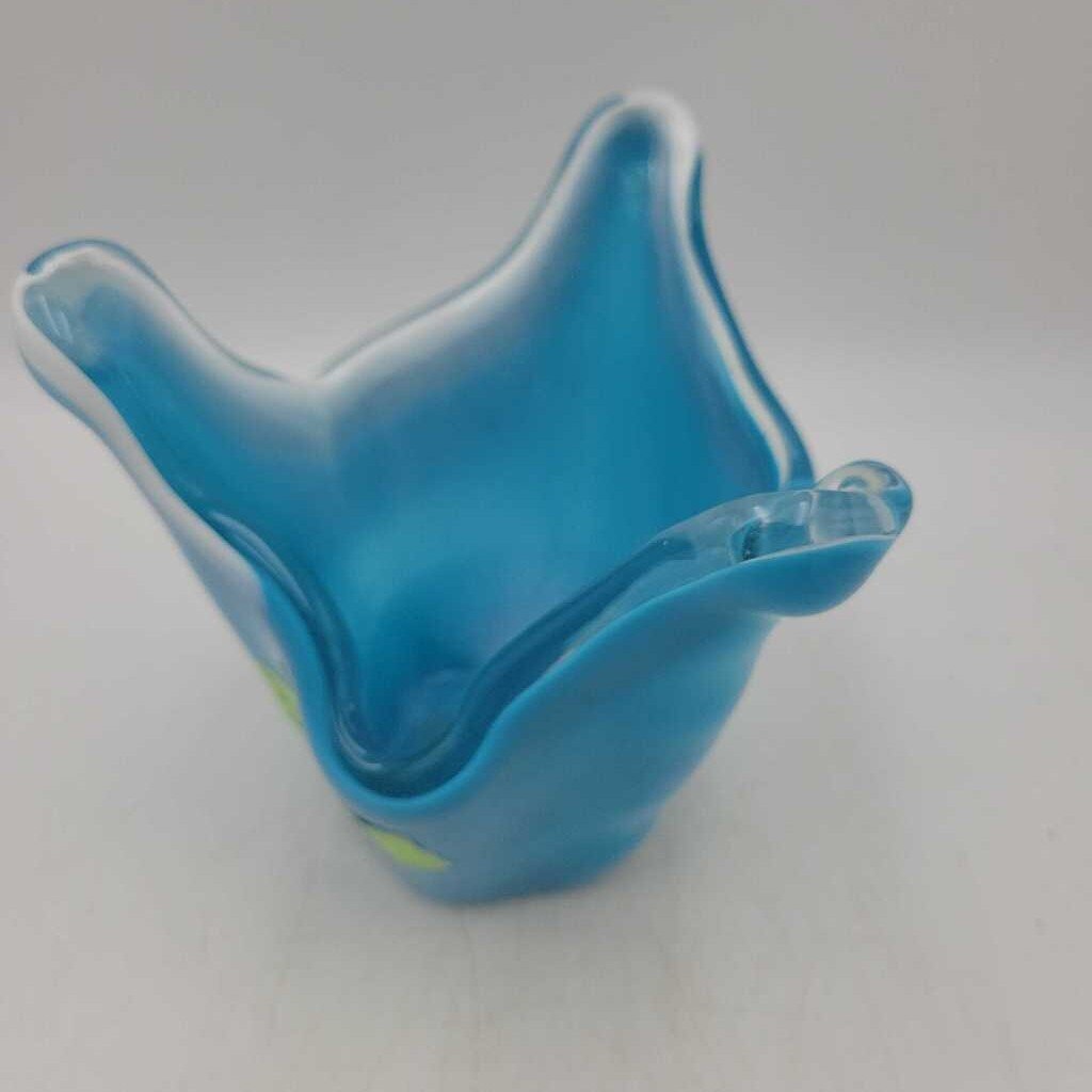 Vintage art glass Vase SR (NUR)