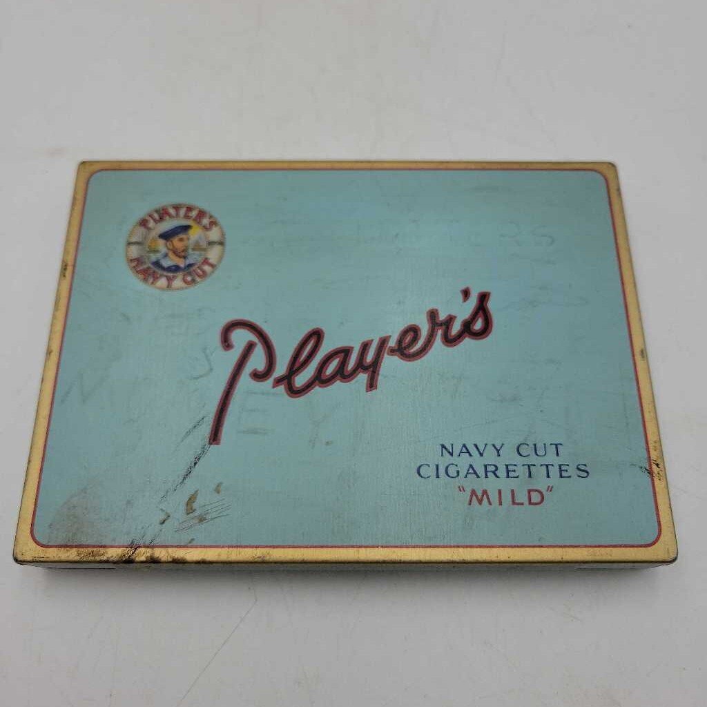 Player's Cigarette Tin (JAS) Flat 50