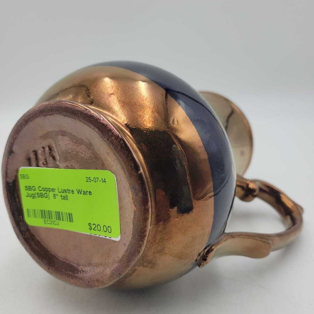Copper Lustre Ware Jug(SBG)