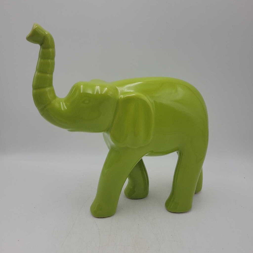 Green Procelain Elephant (YVO) (507)