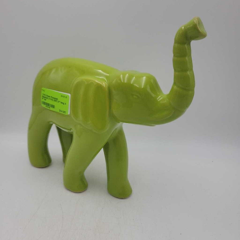 Green Procelain Elephant (YVO) (507)