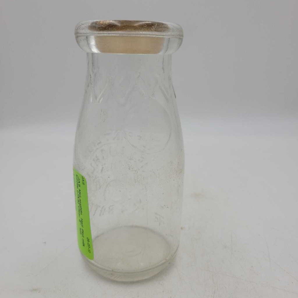 McLaughlin Half Pint milk bottle (JAS)