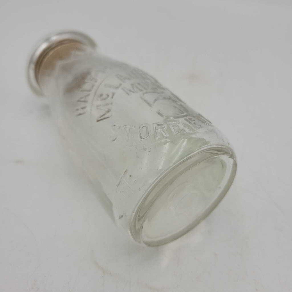 McLaughlin Half Pint milk bottle (JAS)