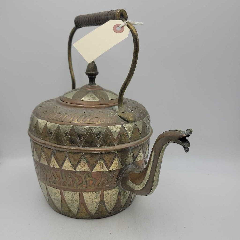 Moroccan Unique Kettle Brass and Copper