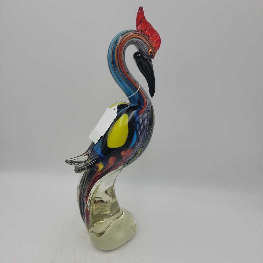 Art Glass Stork Bird (DMG) 0464