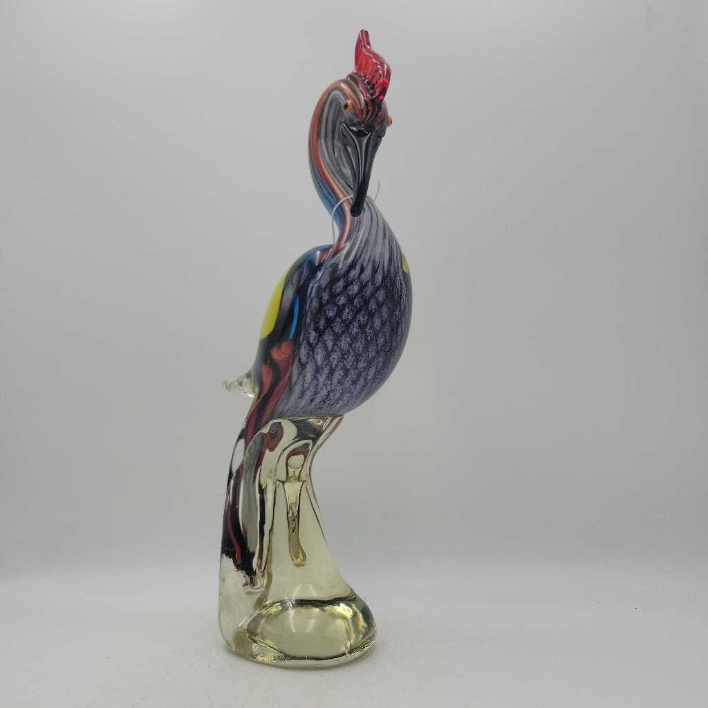 Art Glass Stork Bird (DMG) 0464