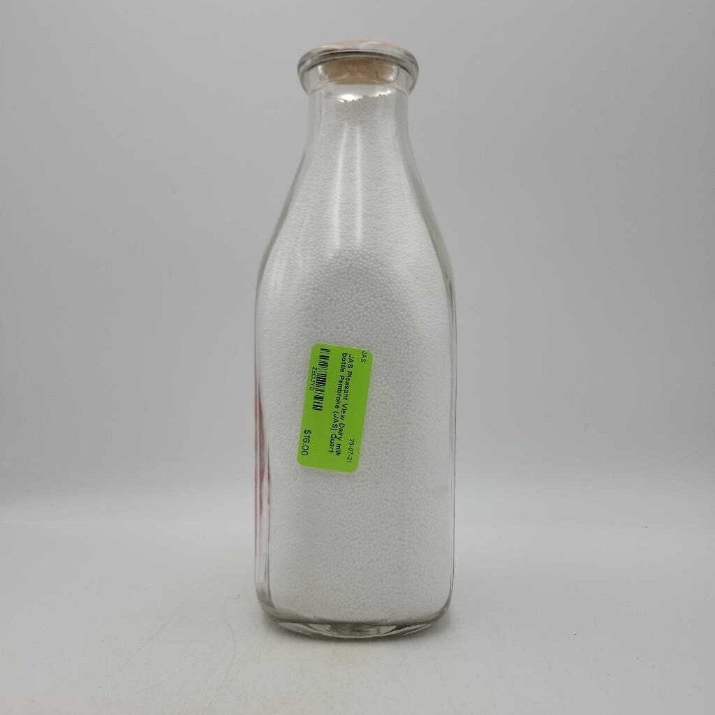 Pleasant View Dairy milk bottle Pembroke (JAS)