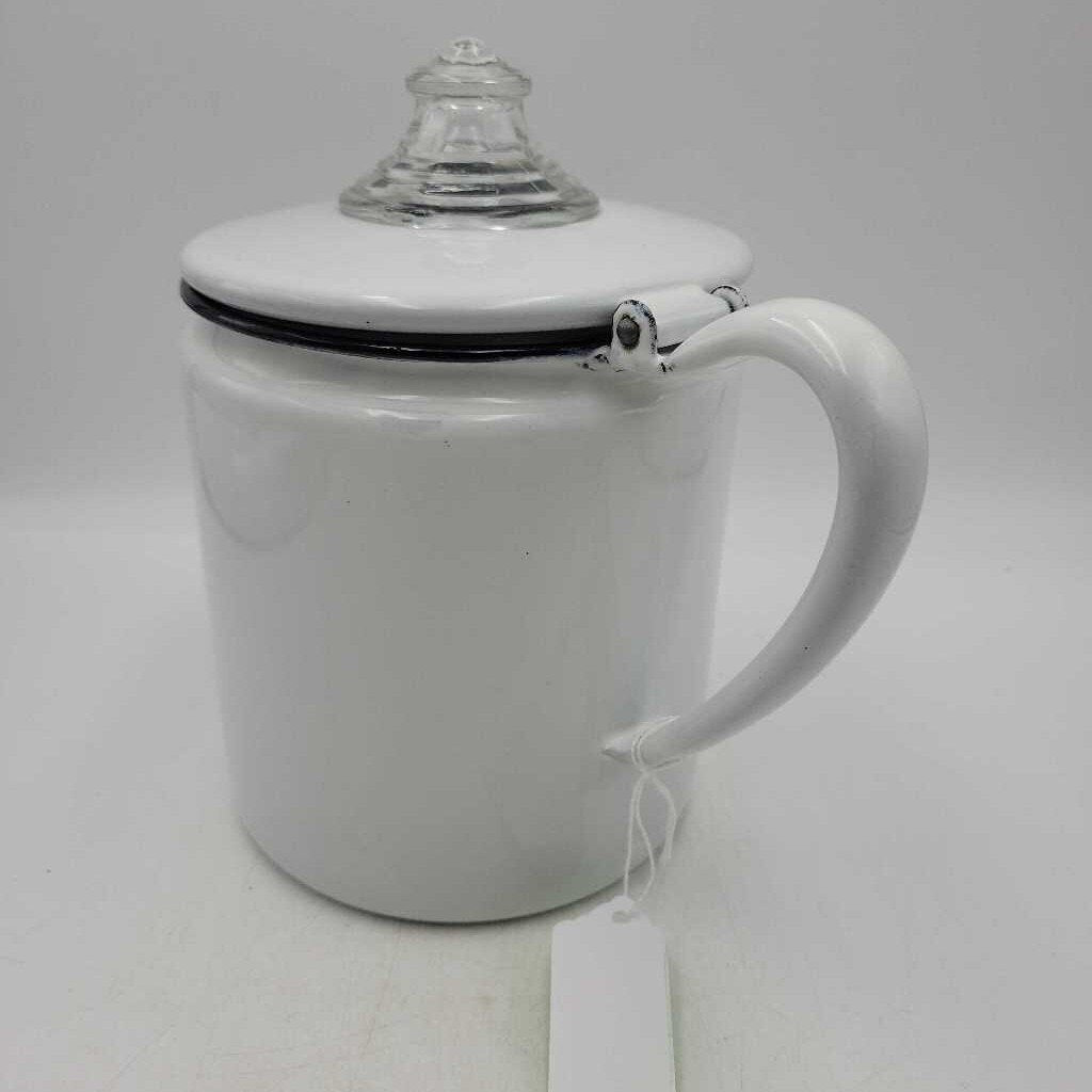 Enamelware Coffee percolator Excellent condition(RHA)