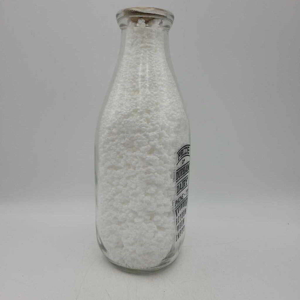 Durham Dairy Quart Milk bottle (JAS)