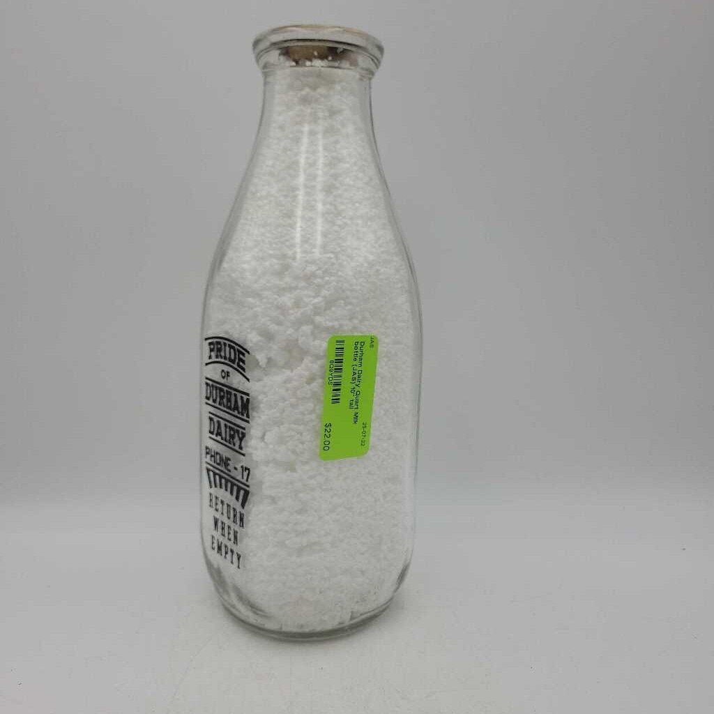 Durham Dairy Quart Milk bottle (JAS)