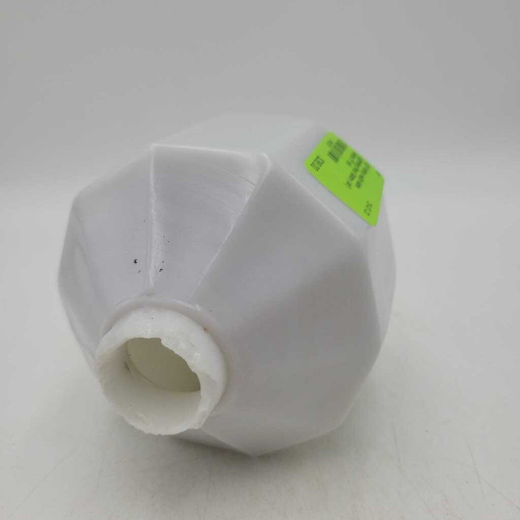 White Hexagon Lightning Rod Ball Globe (Jef)