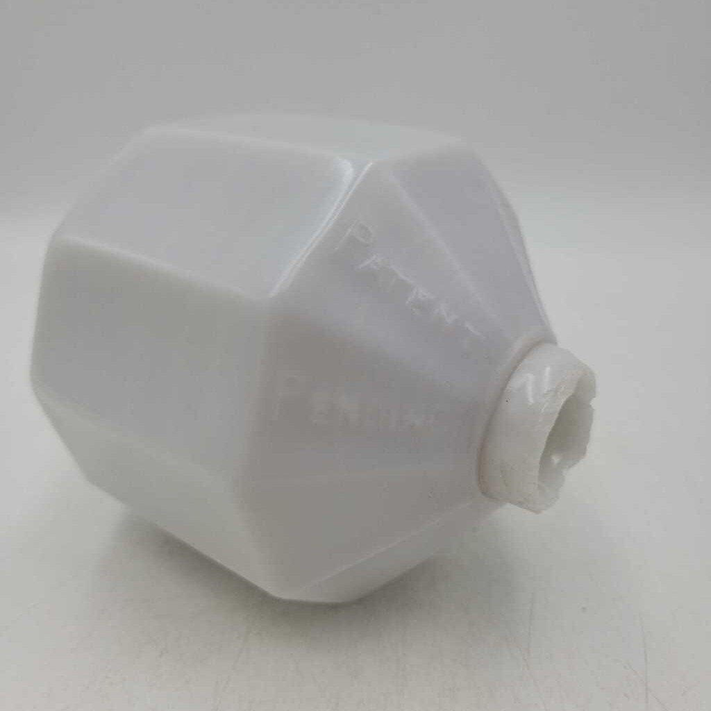 White Hexagon Lightning Rod Ball Globe (Jef)