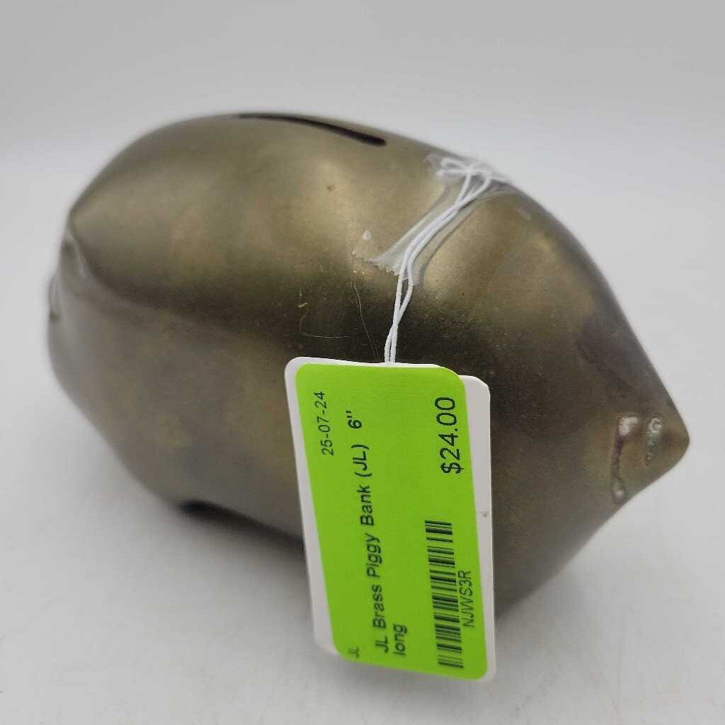 Brass Piggy Bank (JL)