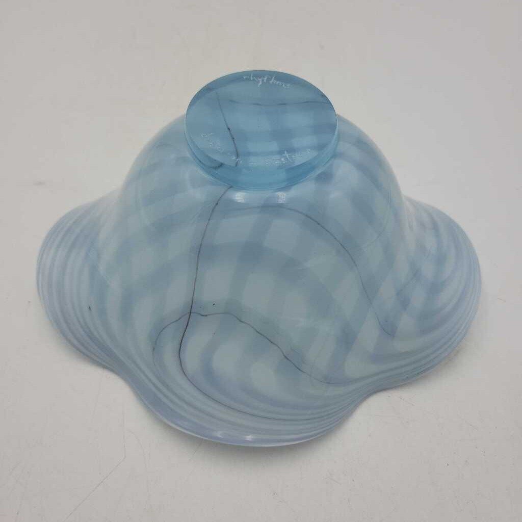 Signed Art Glass Small Bowl (DEB)