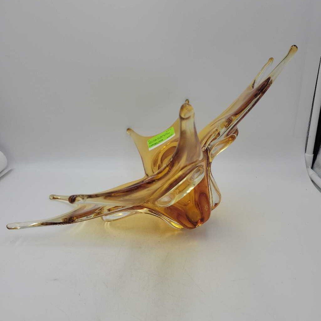 Large Art Glass Dish Bowl (JFH)