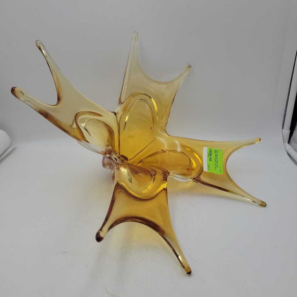 Large Art Glass Dish Bowl (JFH)