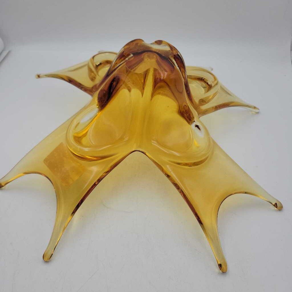 Large Art Glass Dish Bowl (JFH)