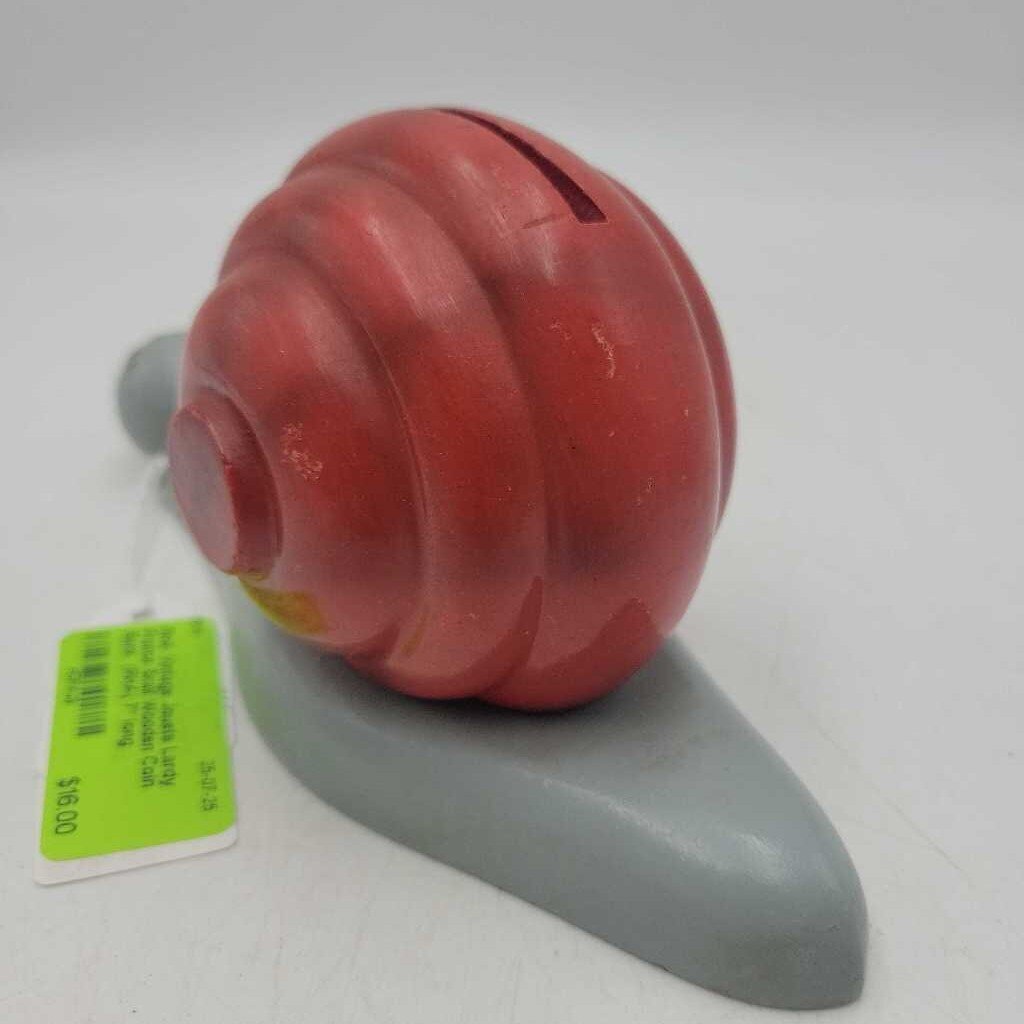 Vintage Jouets Lardy France Snail Wooden Coin Bank (RHA)