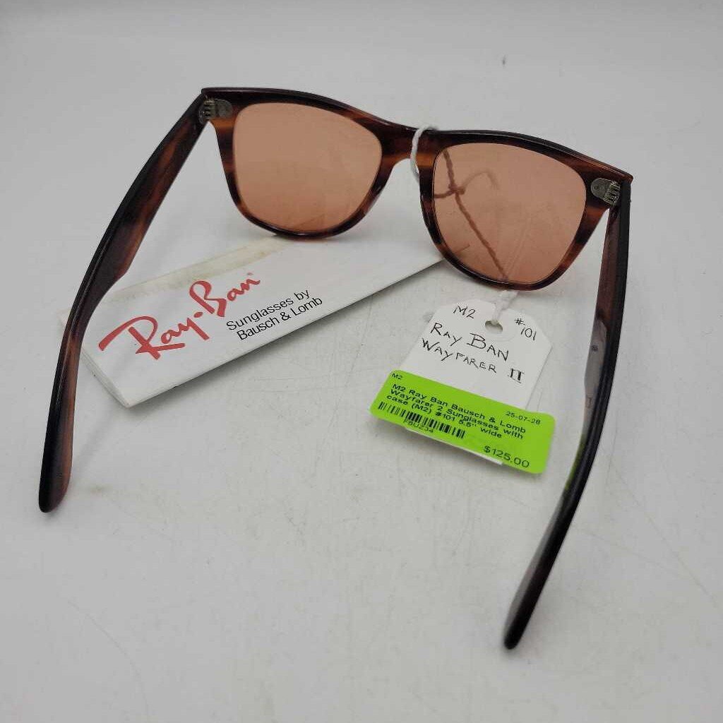 Ray Ban Bausch & Lomb Wayfarer 2 Sunglasses with case (M2) #101