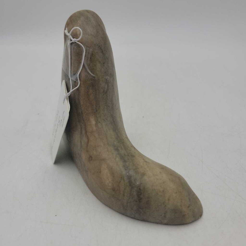 Carved Soapstone Walrus (JL)