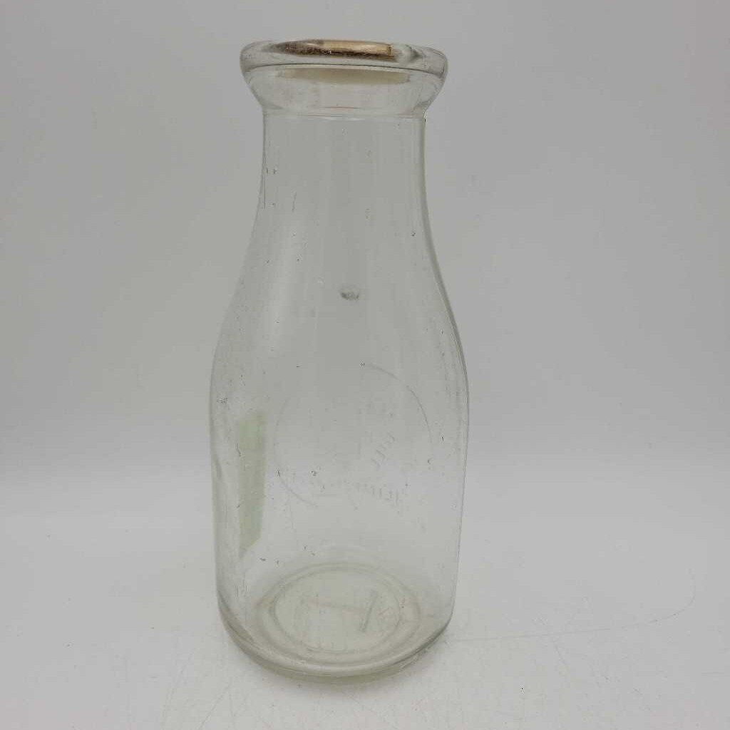 Terrace Hill Dairy pint milk bottle (JAS)