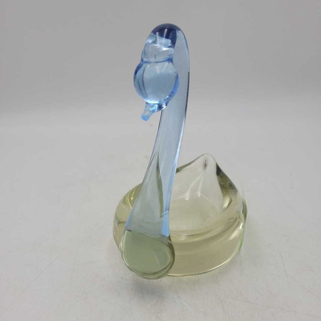 Art Glass Swan Dish (RHA)