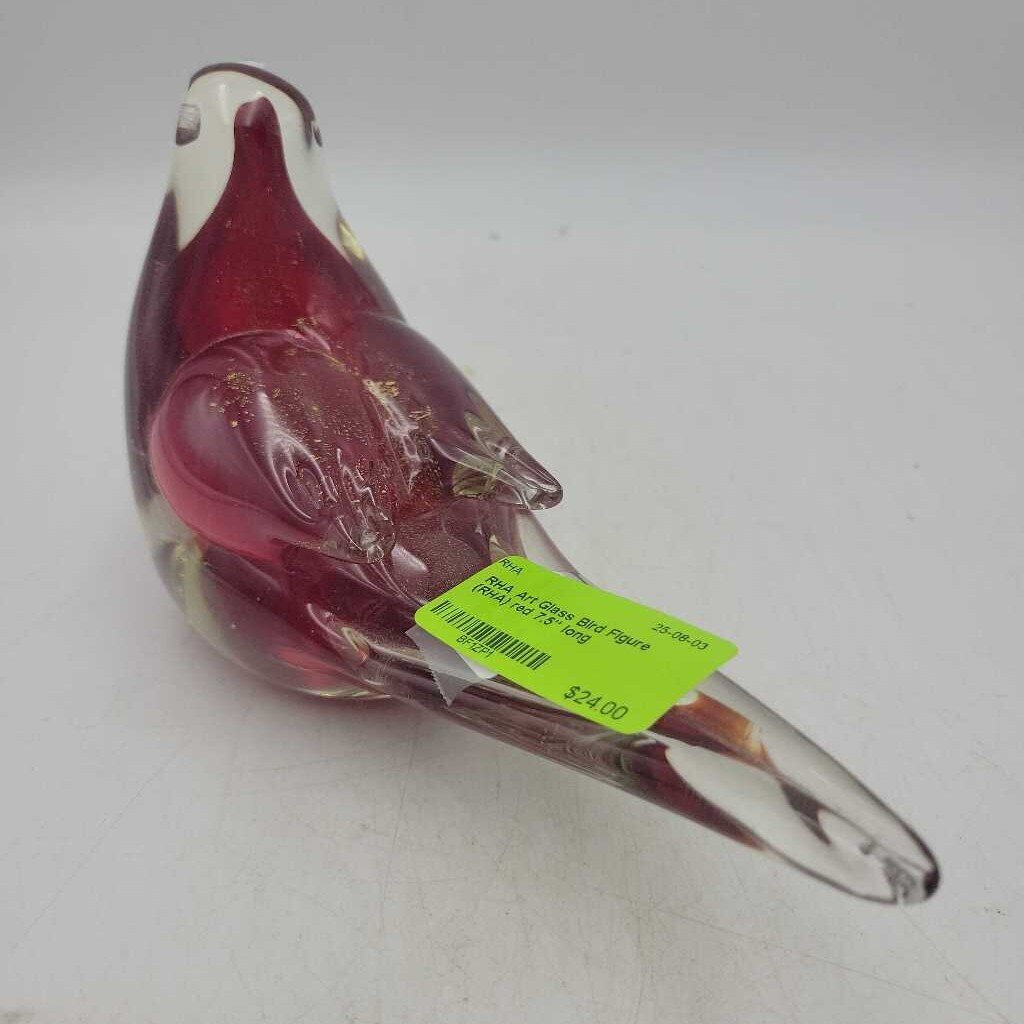 Art Glass Bird Figure (RHA)
