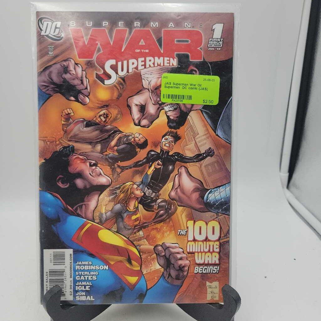 Superman War Of Supermen DC comic (JAS)
