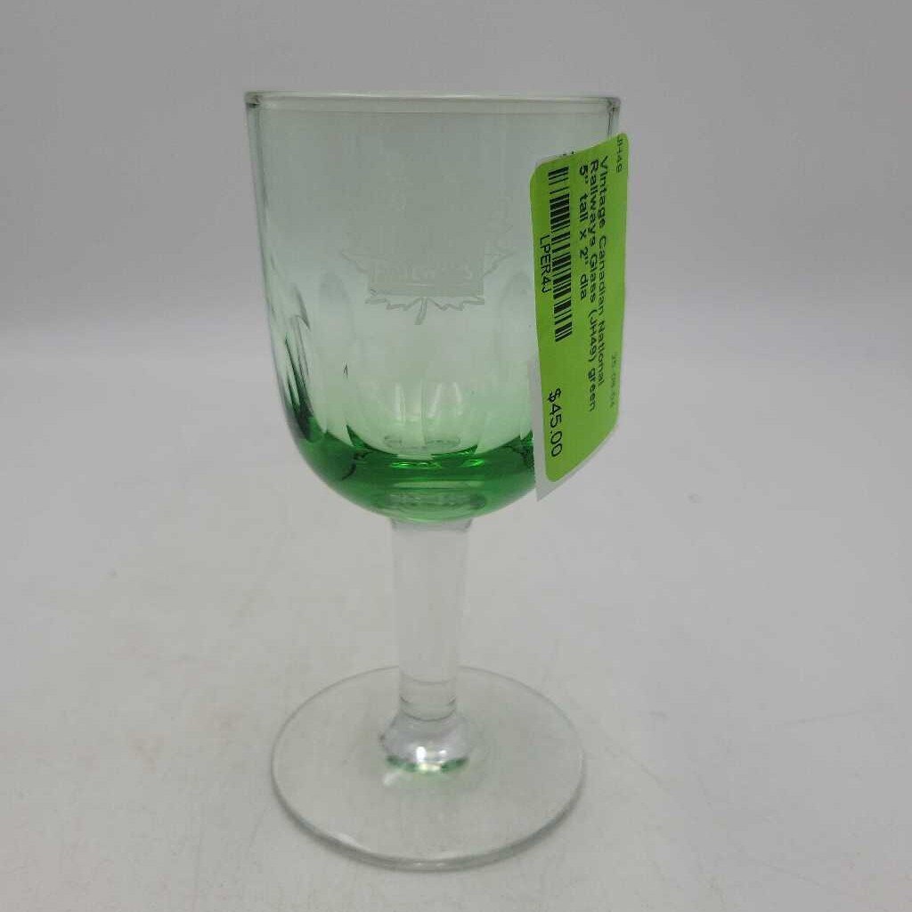 Vintage Canadian National Railways Glass (JH49)
