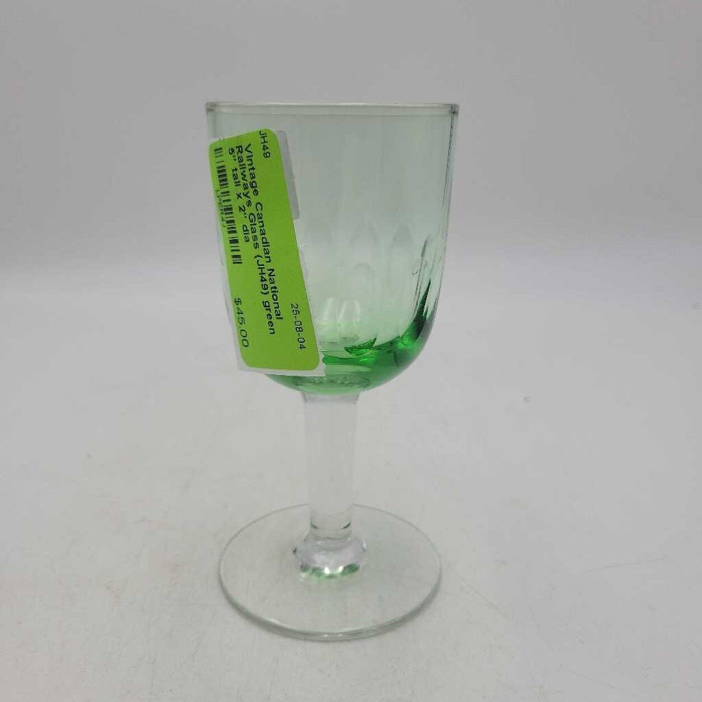 Vintage Canadian National Railways Glass (JH49)
