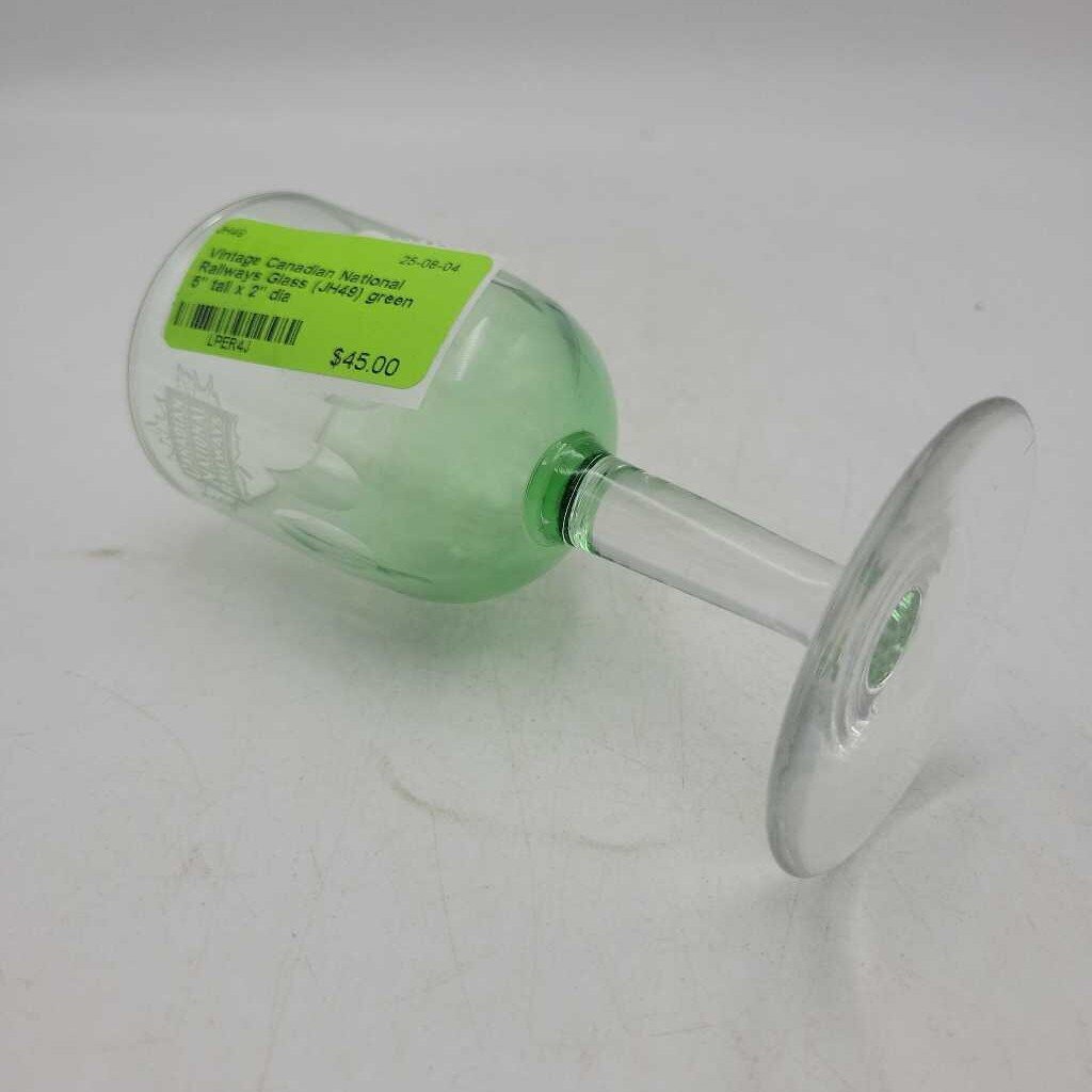 Vintage Canadian National Railways Glass (JH49)