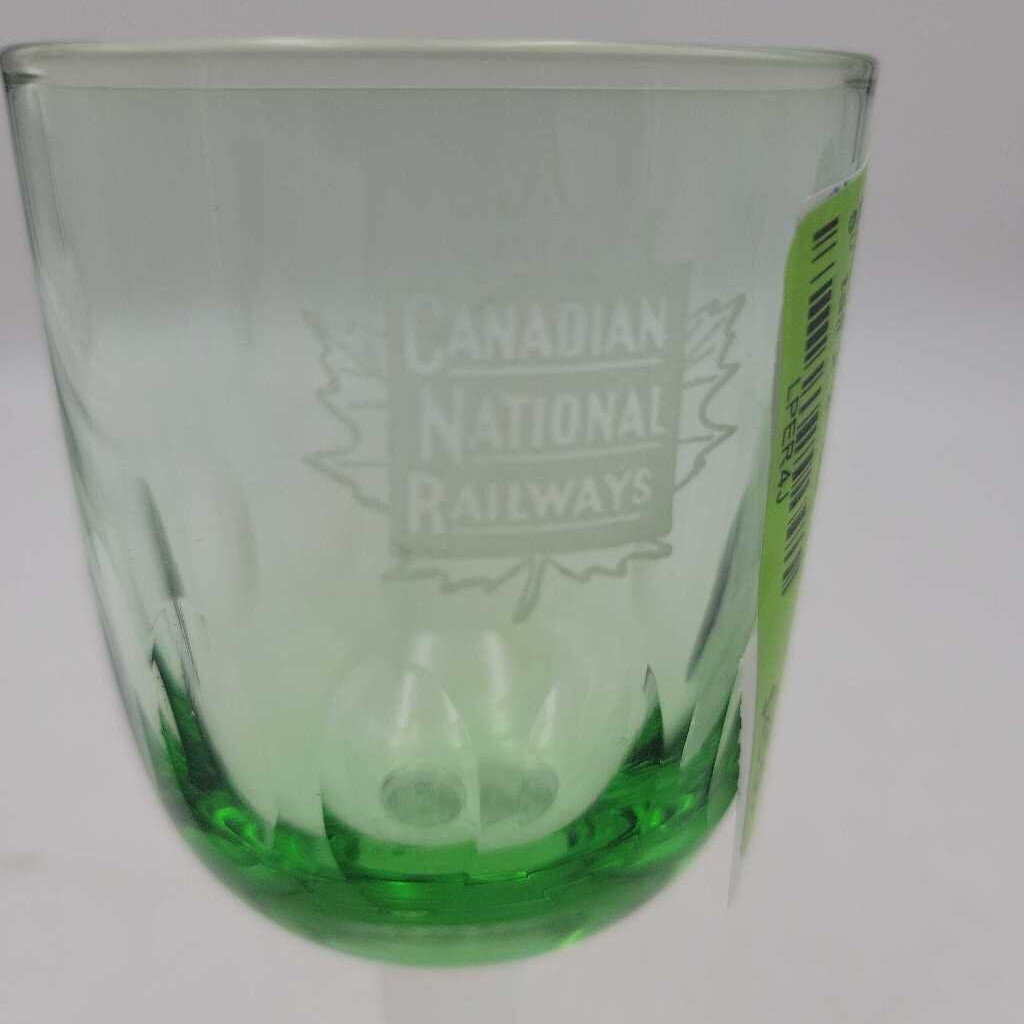 Vintage Canadian National Railways Glass (JH49)