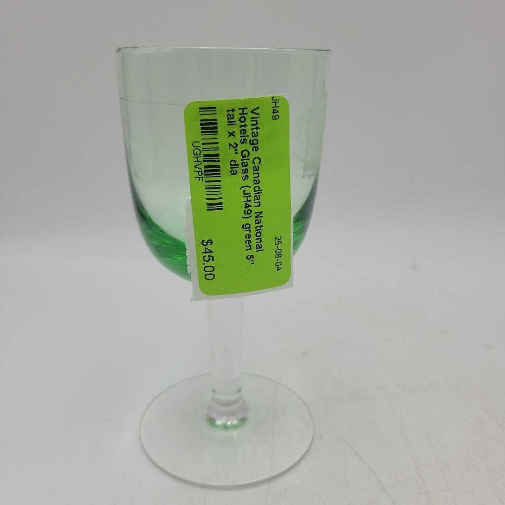 Vintage Canadian National Hotels Glass (JH49)