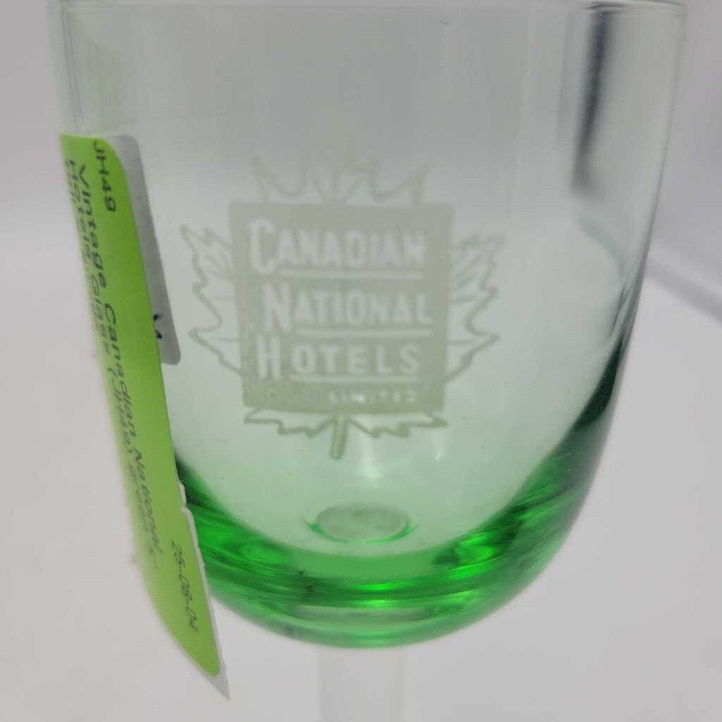 Vintage Canadian National Hotels Glass (JH49)