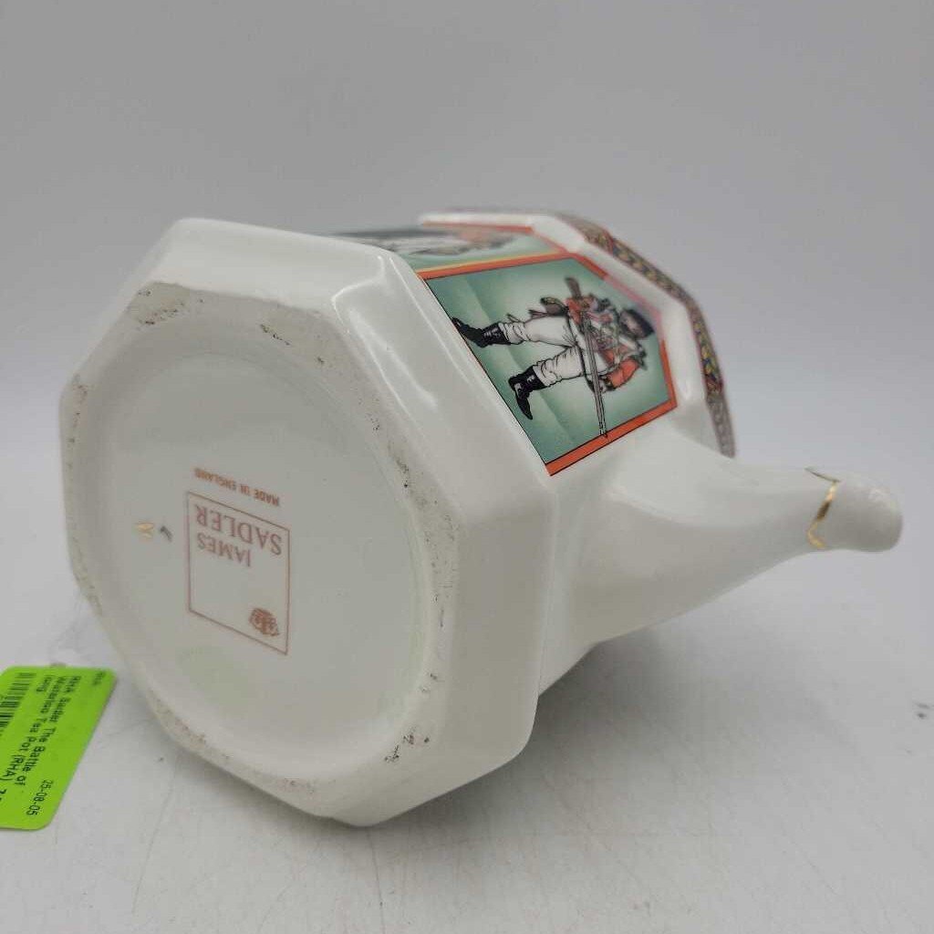 Sadler The Battle of Waterloo Tea Pot (RHA)