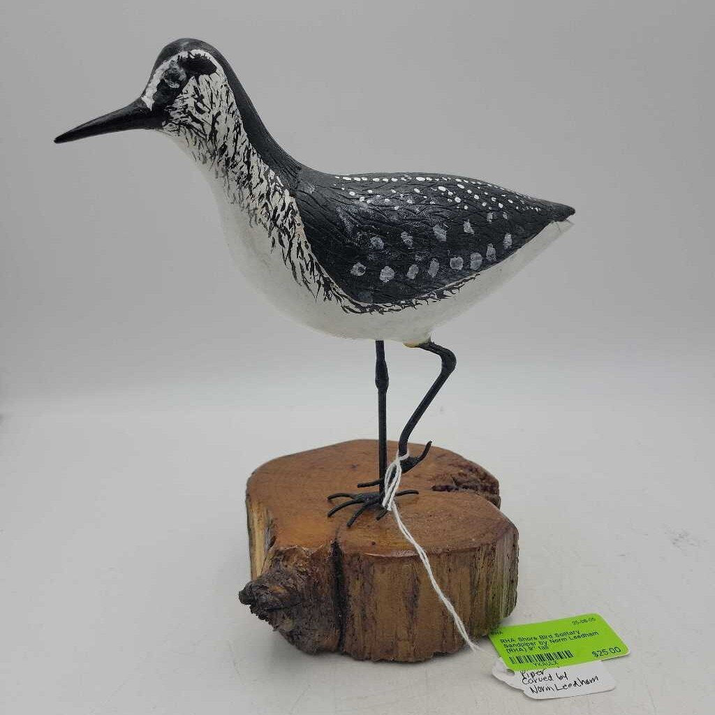 Shore Bird Solitary Sandpiper by Norm Leedham (RHA)