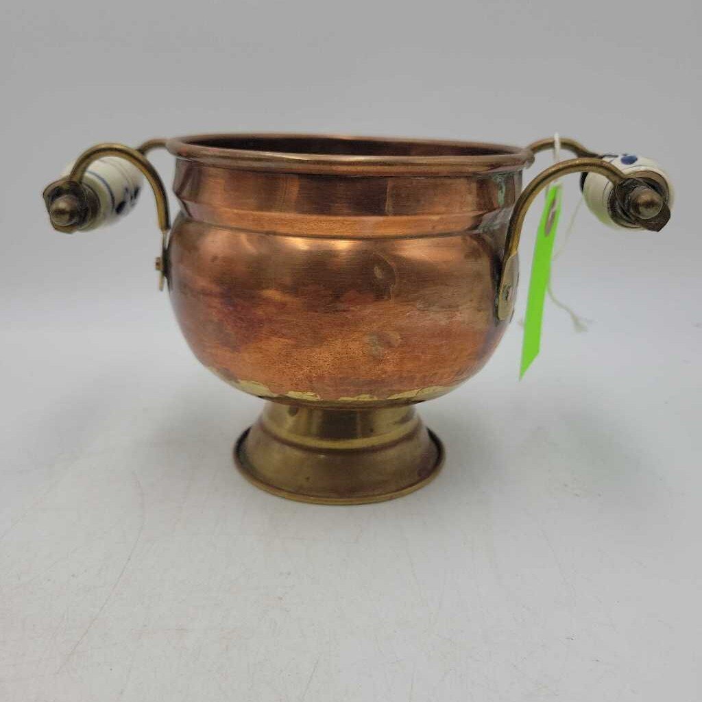 Brass and Copper Planter (JAS)