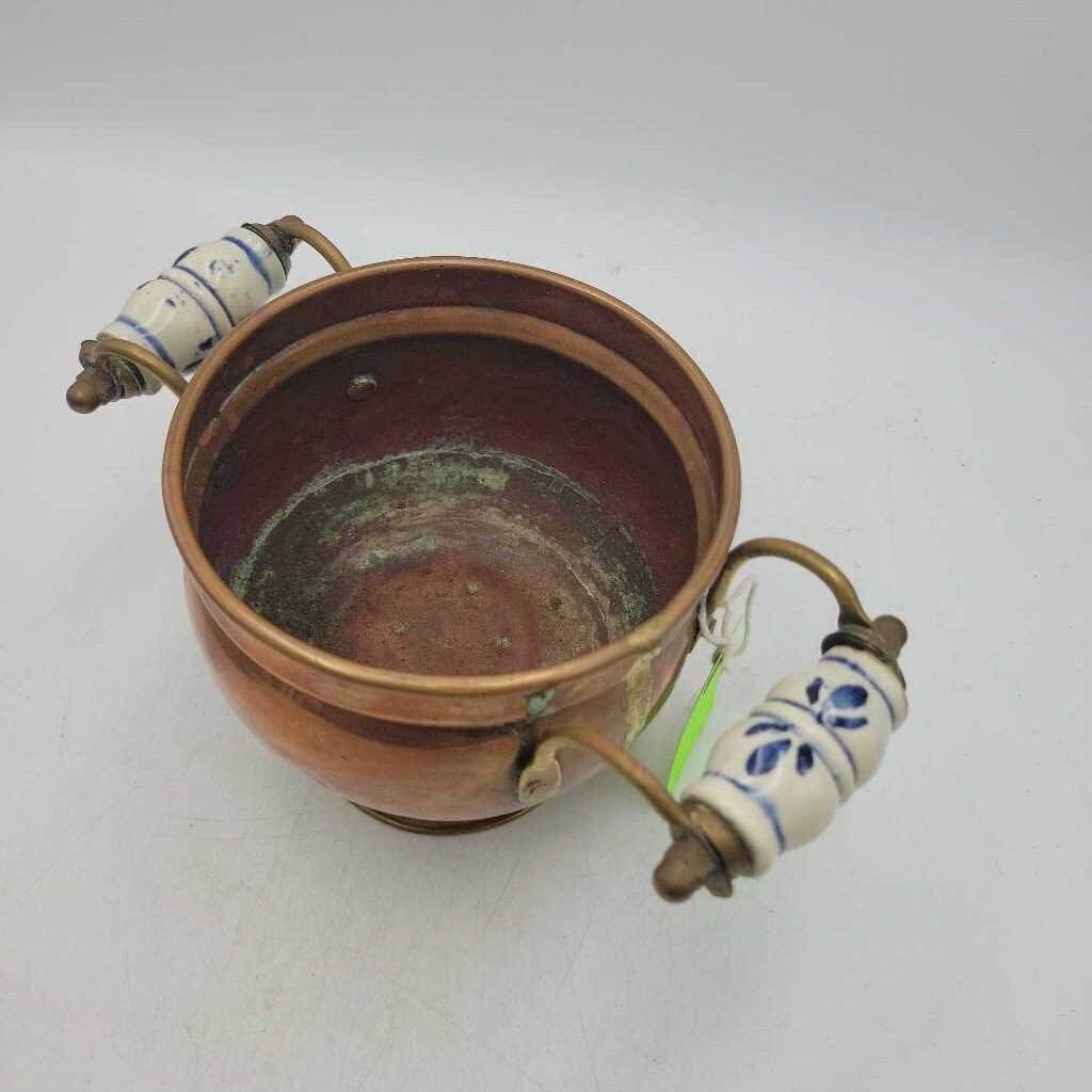 Brass and Copper Planter (JAS)