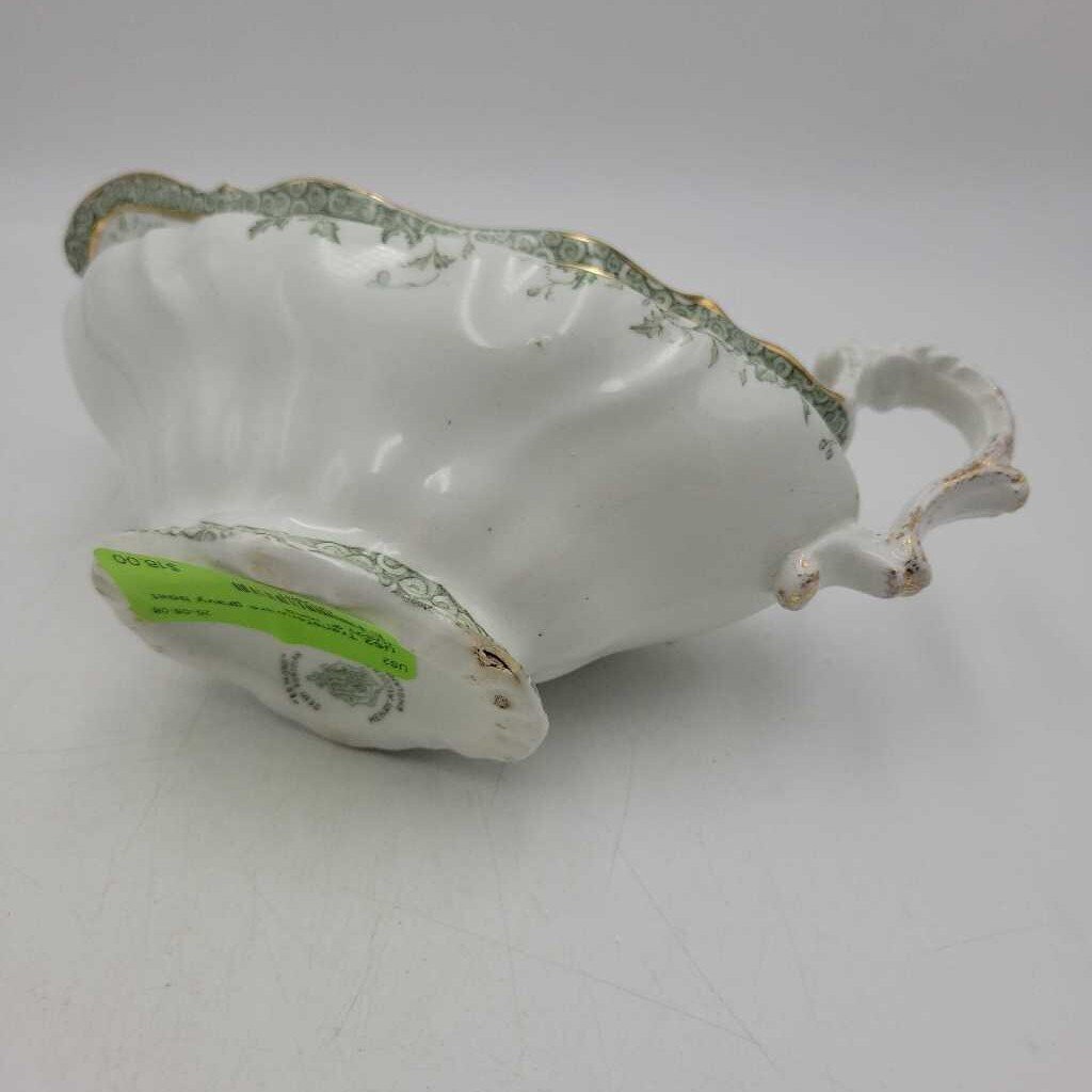 Transferware gravy boat (US2)