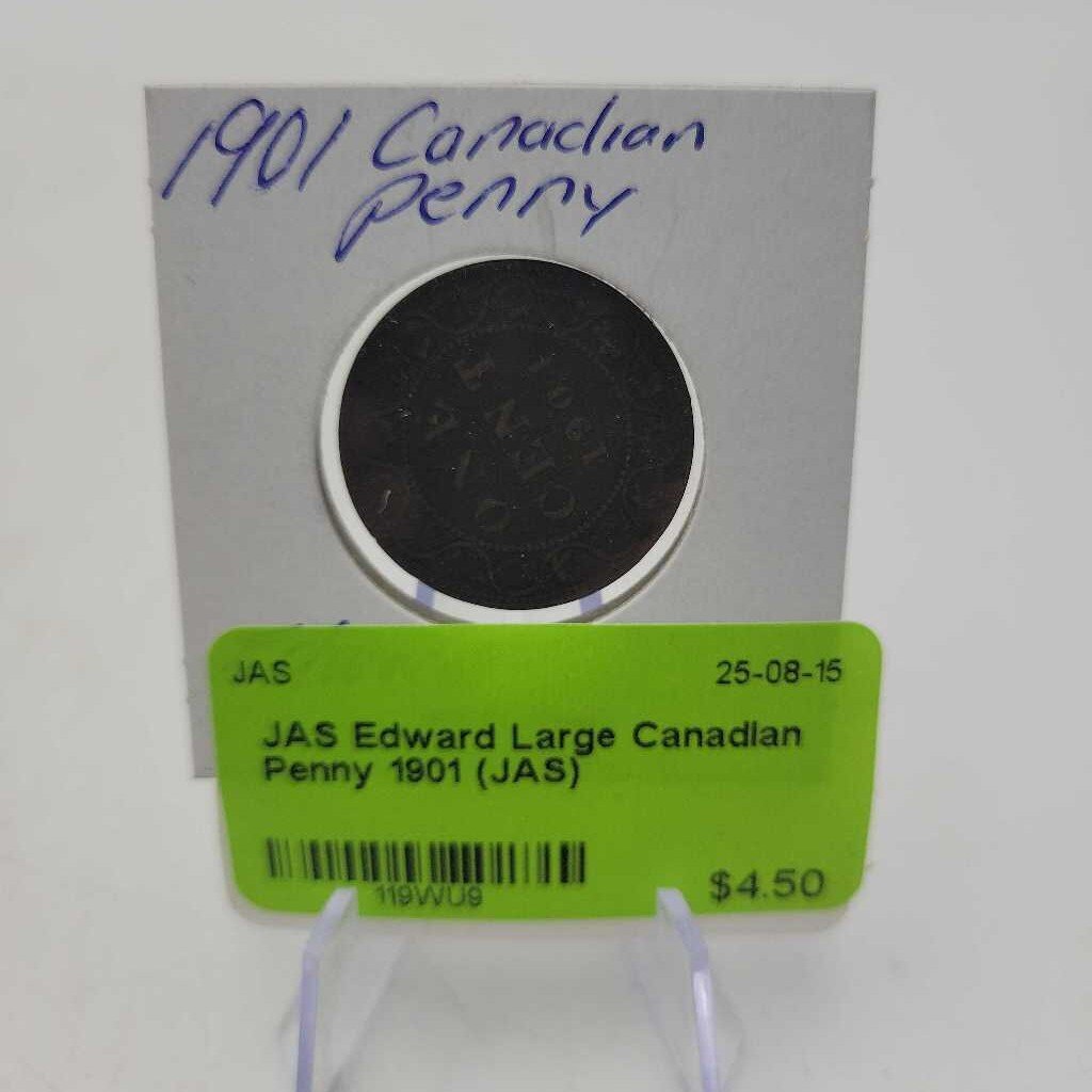 Edward Large Canadian Penny 1901 (JAS)
