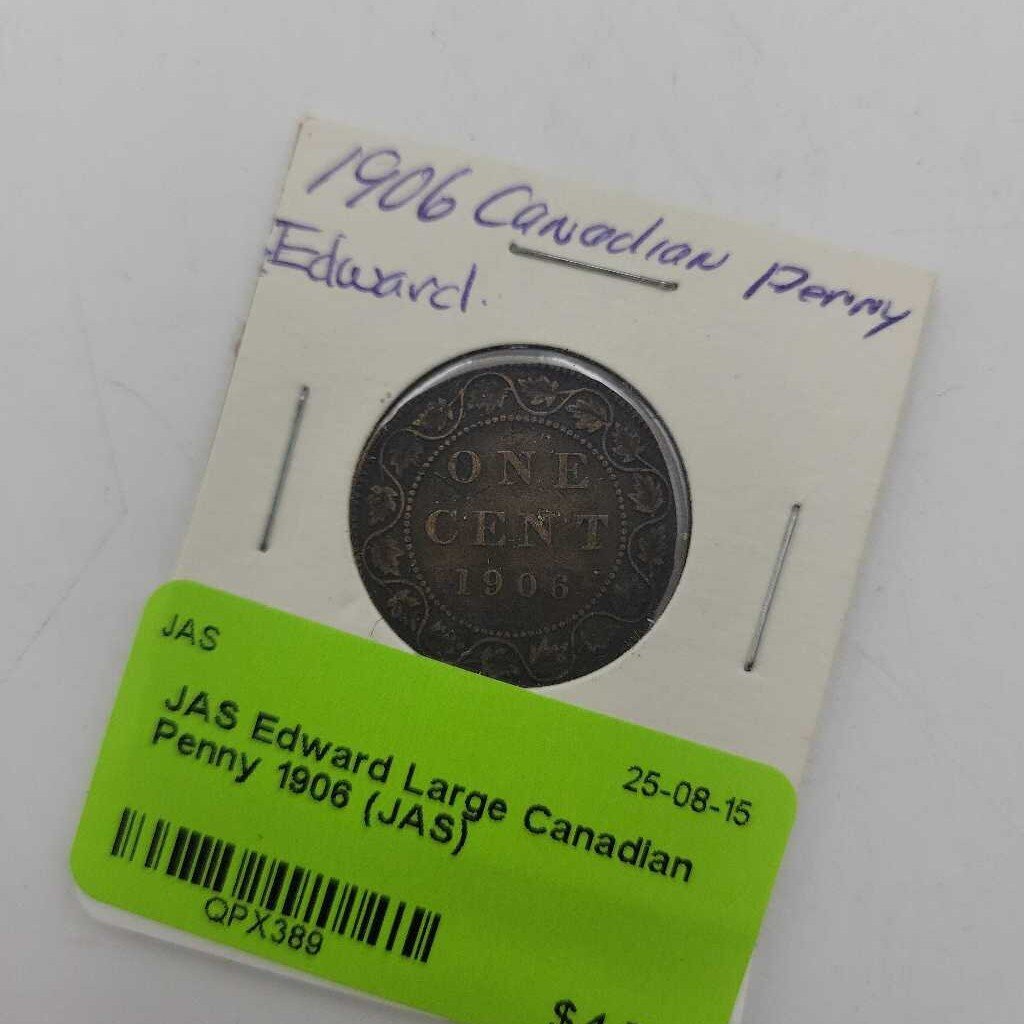Edward Large Canadian Penny 1906 (JAS)