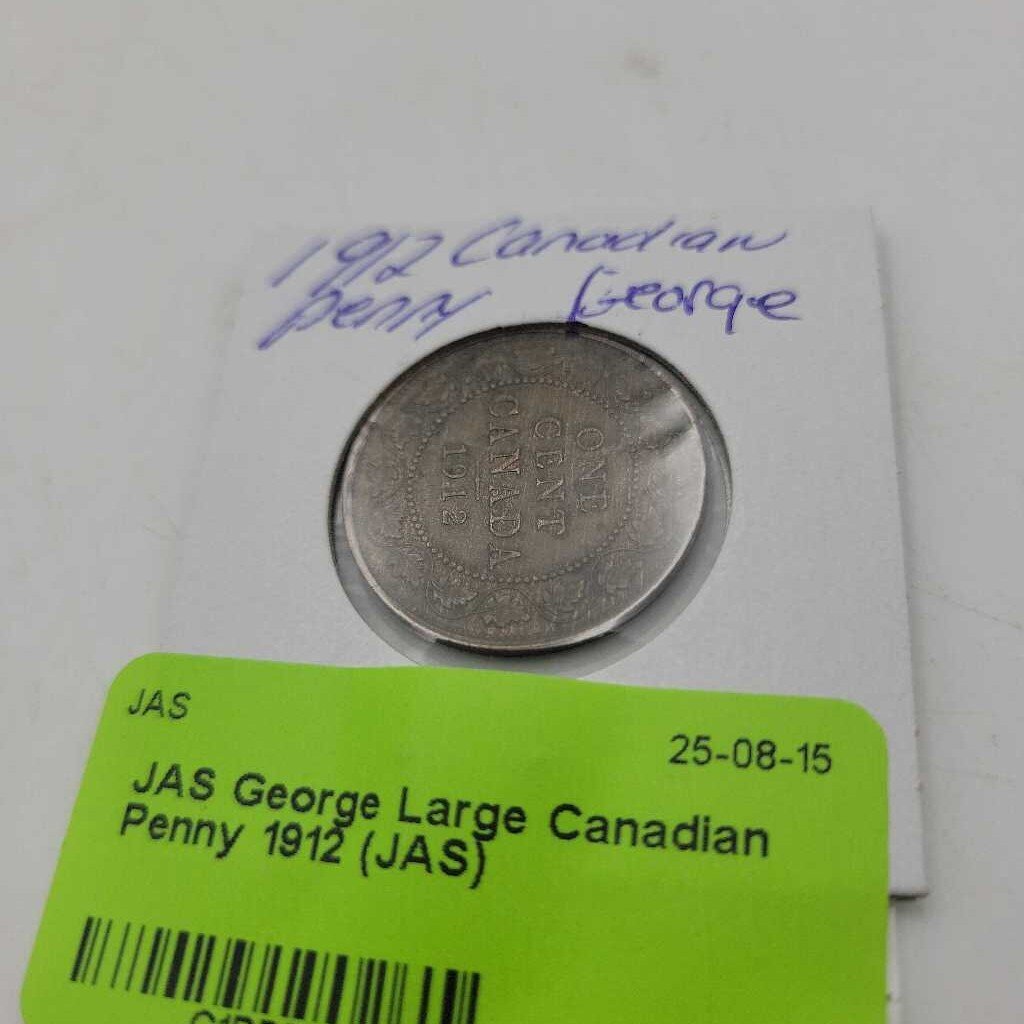 George Large Canadian Penny 1912 (JAS)